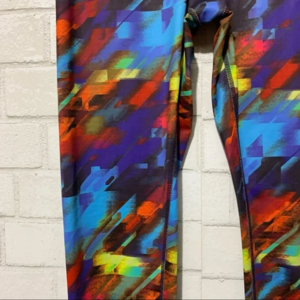 ATHLETA colorburst sonar leggings size Small - Picture 5 of 10